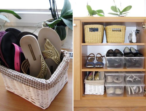 Shranjevanje spomladansko poletne obutve