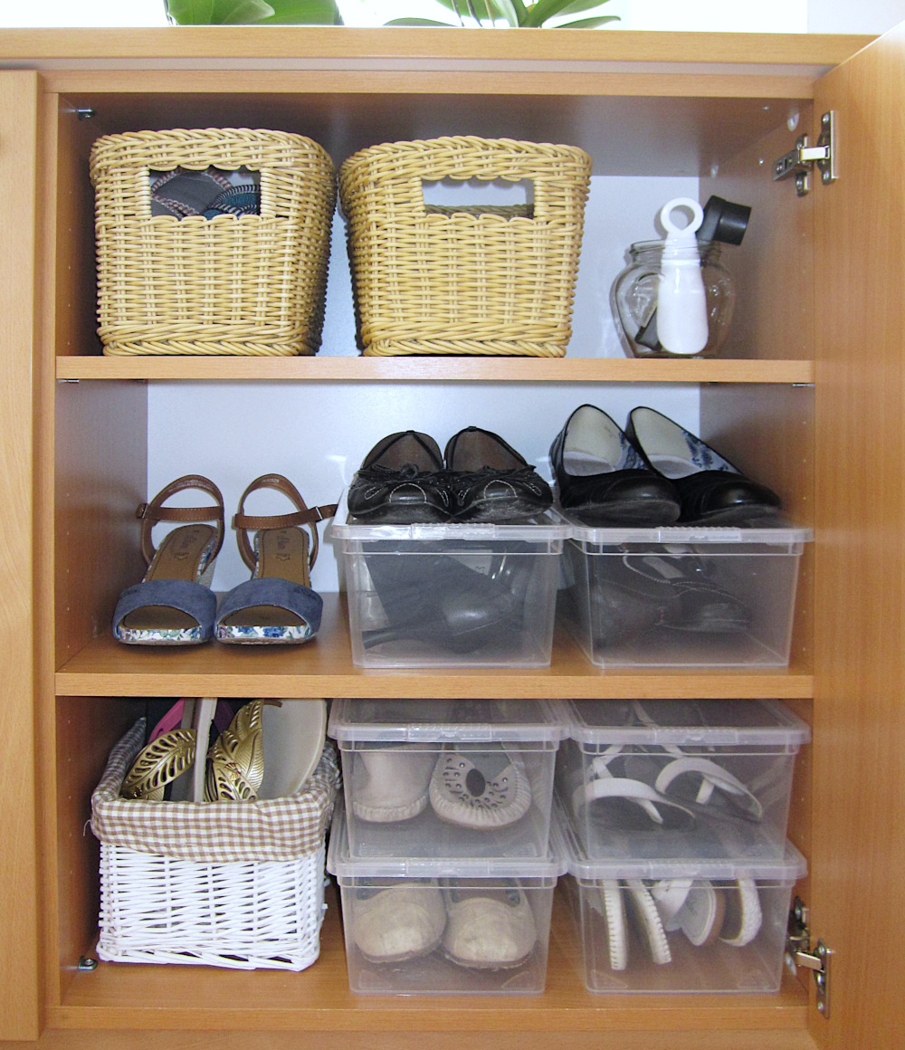 Shranjevanje spomladansko poletne obutve